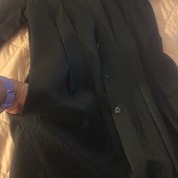 Poleci Black long jacket  Dress Size Small Medium Sz 6.🎉 - Picture 15 of 17